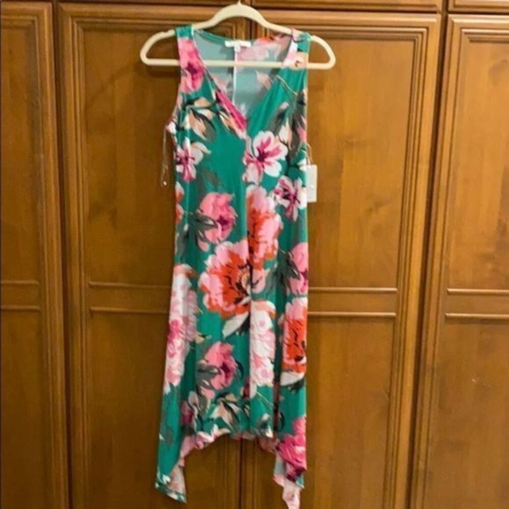 Tash + Sophie Dress Green and Floral.